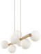 TK Lighting Estera 5905 lampa wisząca zwis 7x6W G9 drewniana/biała 3