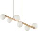 TK Lighting Estera 5905 lampa wisząca zwis 7x6W G9 drewniana/biała 7