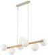 TK Lighting Estera 5905 lampa wisząca zwis 7x6W G9 drewniana/biała 9