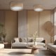 TK Lighting Juta 5798 plafon lampa sufitowa 2x15W E27 juta/biały 1