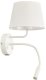 TK Lighting Maja 10204 kinkiet lampa ścienna 1x15W E27 1x8W G9 biały 5