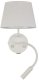 TK Lighting Maja 10204 kinkiet lampa ścienna 1x15W E27 1x8W G9 biały 9