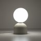 TK Lighting Miki 16038 lampa stołowa lampka 1x8W G9 beżowa/biała 2