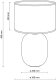 Lampa stołowa TKKRYWULT TK Lighting Melody 5988 lampa stołowa lampka 1x15W E27 czarna/bursztynowa 7