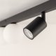 TK Lighting Vox 10002 plafon lampa sufitowa 2x10W GU10 2x6W G9 czarny/biały 1