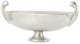 Misa Dekoracyjna na owoce z uchwytami srebrna Ozdoba do Salonu   30,5cm x 61cm x 15,5cm 1