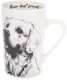 Kubek W Koszyczku porcelanowa Dekoracja psy pieski na Prezent 7