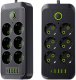 Przedłużacz Listwa zasilająca 6 gniazd gniazdka AC EU 4x USB + USB-C typ C gniazda 2500w Czarny 1