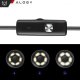 Kamera inspekcyjna endoskopowa micro USB + USB-C + USB Full HD 5m 8mm Endoskop Alogy Hard Wire 12