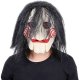 MASKA LATEKSOWA PIŁA HORROR HALOWEEN WŁOSY 1