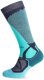 Skarpety narciarskie damskie Bridgedale Ski Mid Merino E Pattern - dark denim/aqua 41 - 43 3
