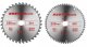 komplet dwóch tarcz hm 250x30mm, 36/60 zębów 1