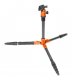 Statyw Fotopro X-go Gecko z głowicą kulową FPH-42Q - pomarańczowy 2