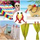 Klamra do trzymania ręczników Spinka 13 cm na plaże Papuga KLP01 2 szt 2
