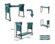 Składany taboret, krzesło, klęcznik ogrodowy 3w1 z kieszonkami 60 x 49 x 25 cm KRT04 6