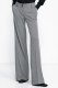 Spodnie wide leg w czarną jodełkę - SD82 (kolor czarny, rozmiar 36) 8