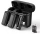 Mikrofony bezprzewodowe krawatowe J13 + powerbank 1