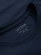 Klasyczny T-shirt męski bawełniany BASIC - granatowy V2 OM-TSBS-0146 4XL 6