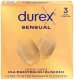 DUREX Sensual Prezerwatywy supercienkie 1 op.-3 sztuki 1