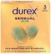DUREX Sensual Slim Prezerwatywy supercienkie - zwężony kształt 1 op.-3 sztuki 1