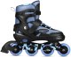 NA0189 ZESTAW LED ŁYŻWOROLKI OCHRANIACZE MOONBEAM NIEBIESKIE ROZM. L(39-42) NILS EXTREME 1