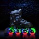 NA0189 ZESTAW LED ŁYŻWOROLKI OCHRANIACZE MOONBEAM NIEBIESKIE ROZM. L(39-42) NILS EXTREME 8