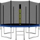 Osłona na sprężyny z siatką do trampoliny wewnętrzną 14FT 426/427/430cm niebieska UNIWERSALNY 18