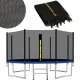 Osłona na sprężyny z siatką do trampoliny wewnętrzną 14FT 426/427/430cm niebieska UNIWERSALNY 2