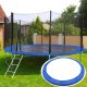 Osłona na sprężyny z siatką do trampoliny wewnętrzną 14FT 426/427/430cm niebieska UNIWERSALNY 32