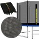 Osłona na sprężyny z siatką do trampoliny wewnętrzną 14FT 426/427/430cm niebieska UNIWERSALNY 3