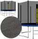 Osłona na sprężyny z siatką do trampoliny wewnętrzną 14FT 426/427/430cm niebieska UNIWERSALNY 4