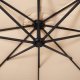 Springos Parasol ogrodowy z oświetleniem led na wysięgniku 300 cm składany na balkon, taras ecru UNIWERSALNY 11