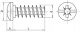 Wkręt euro Marcopol 6.3 x 11.5 mm z łbem walcowym 1