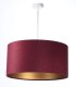 Lampa wisząca HOME 30 bordowa/złota BPS KONCEPT 3