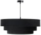 Lampa wisząca TRIO czarna/srebrna BPS KONCEPT 3