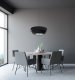 Lampa wisząca TRIO czarna/srebrna BPS KONCEPT 7