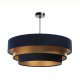 Lampa wisząca TRIO MIX granatowa/złota BPS KONCEPT 1