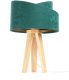 Lampa stołowa GEMSTONE zielona/złota/sosna BPS KONCEPT 2