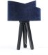 Lampa stołowa GEMSTONE granatowa/srebrna/czarna BPS KONCEPT 3