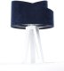 Lampa stołowa GEMSTONE granatowa/srebrna/biała BPS KONCEPT 2