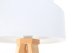 Lampa stołowa GEMSTONE biała/sosna BPS KONCEPT 6