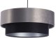 Lampa wisząca DOUBLE 50 czarna/szara BPS KONCEPT 1