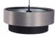 Lampa wisząca DOUBLE 50 czarna/szara BPS KONCEPT 1