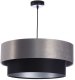 Lampa wisząca DOUBLE 50 czarna/szara BPS KONCEPT 2