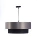 Lampa wisząca DOUBLE 50 czarna/szara BPS KONCEPT 3