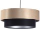 Lampa wisząca DOUBLE 40 czarna/kremowa BPS KONCEPT 1