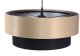Lampa wisząca DOUBLE 40 czarna/kremowa BPS KONCEPT 2