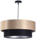 Lampa wisząca DOUBLE 40 czarna/kremowa BPS KONCEPT 3