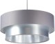 Lampa wisząca DOUBLE GRAY 50 szara/srebrna BPS KONCEPT 1