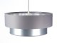 Lampa wisząca DOUBLE GRAY 50 szara/srebrna BPS KONCEPT 2